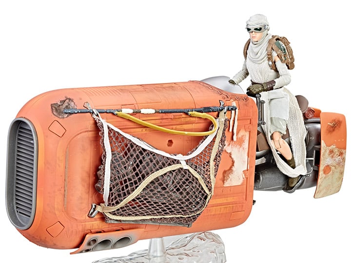 Star Wars: The Black Series Rey's Speeder (Jakku) & Rey (Scavenger) 6" Deluxe Set (The Force Awakens) Gallery Image 1