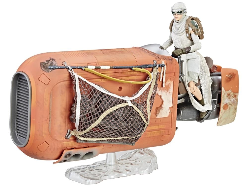 Star Wars: The Black Series Rey's Speeder (Jakku) & Rey (Scavenger) 6" Deluxe Set (The Force Awakens) Gallery Image 3