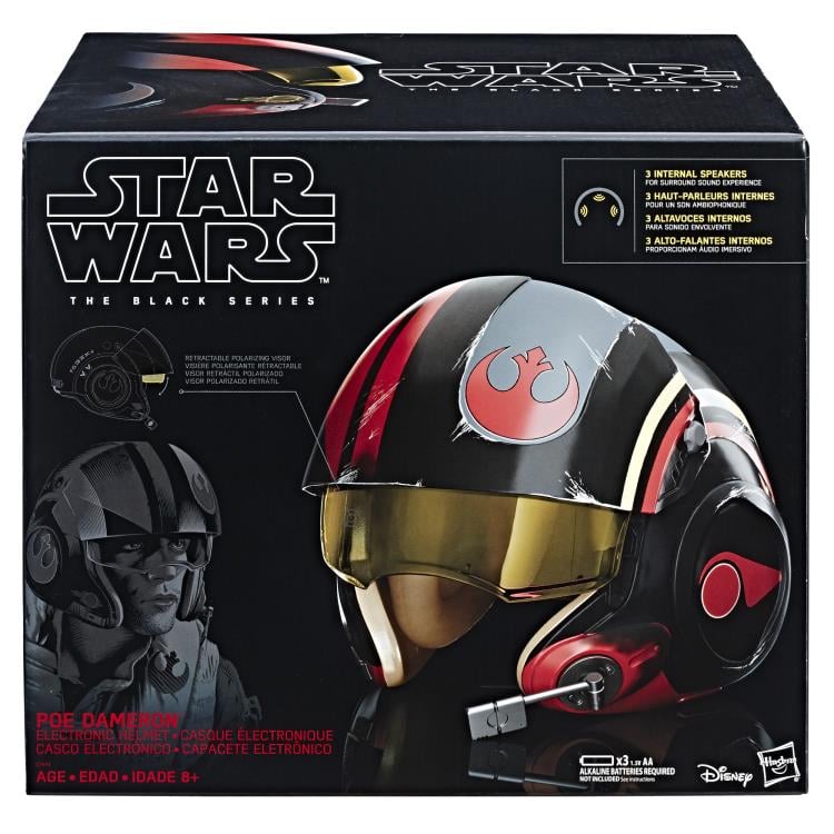 Star Wars: The Black Series Poe Dameron 1:1 Scale Wearable Helmet (Electronic) Gallery Image 7