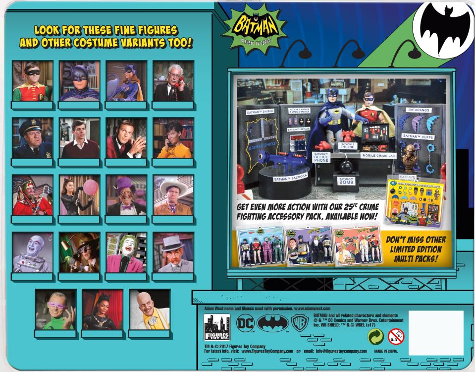 Batman Classic TV Series The Defenders of Gotham City BBTS Exclusive 8" Retro Figure Four-Pack #2 Gallery Image 3