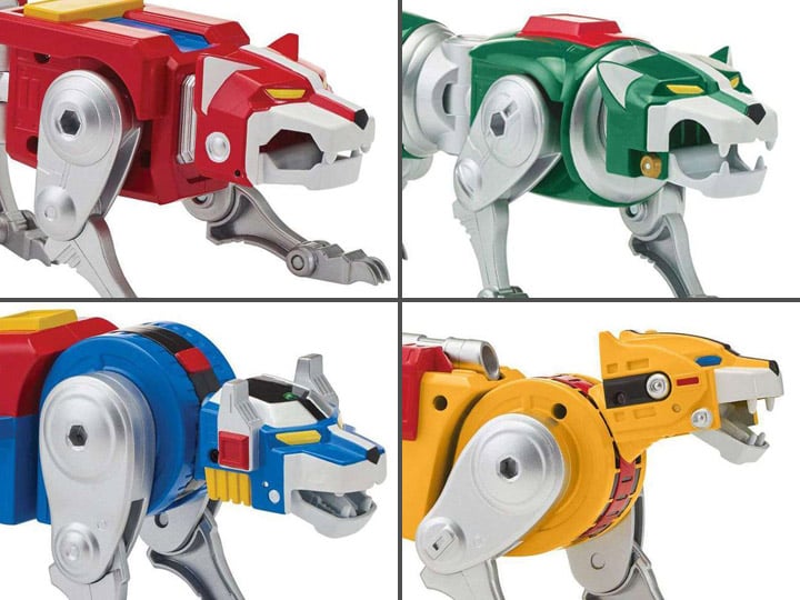 Voltron Classic Lions Set of 4 Gallery Image 1