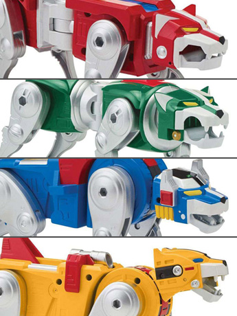 Voltron Classic Lions Set of 4 Gallery Image 2