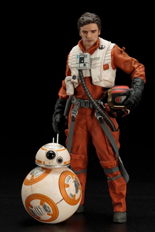 Star Wars ArtFX+ Poe Dameron & BB-8 Statue Set (The Force Awakens) Gallery Image 4