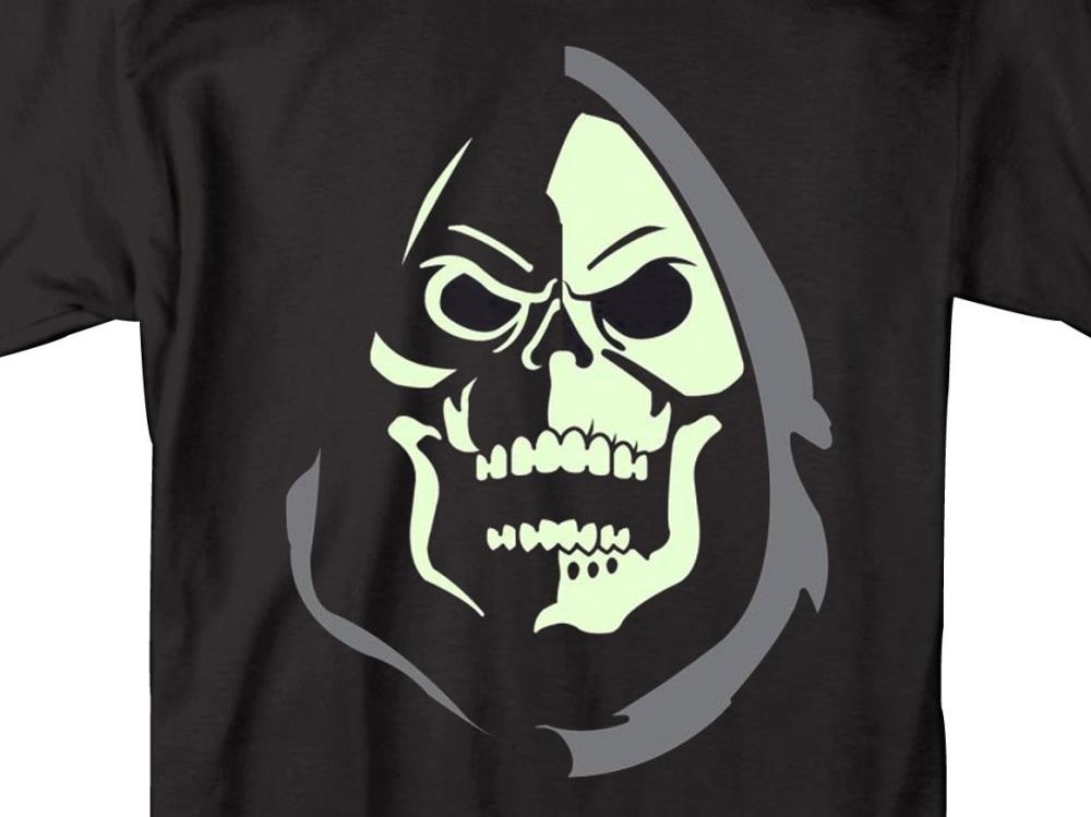 Masters of the Universe Skeletor Minimal (Glow In The Dark) T-Shirt Gallery Image 3