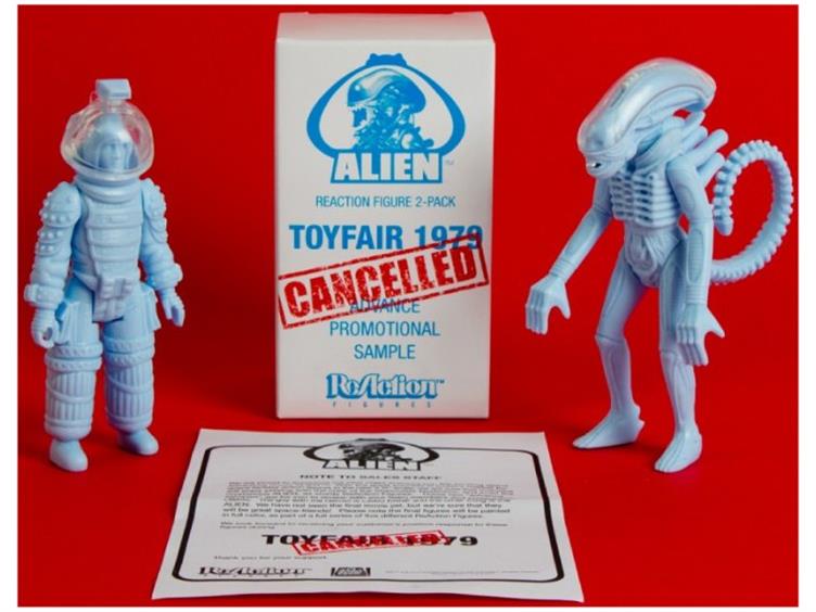 Super 7 Alien ReAction Figure - Big Chap & Kane - Unpainted Exclusive Gallery Image 1