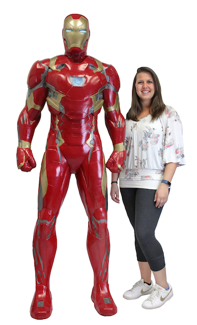 Captain America: Civil War Iron Man Life-Size Foam Figure Gallery Image 4