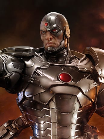 Justice League New 52 Cyborg Statue Gallery Image 2