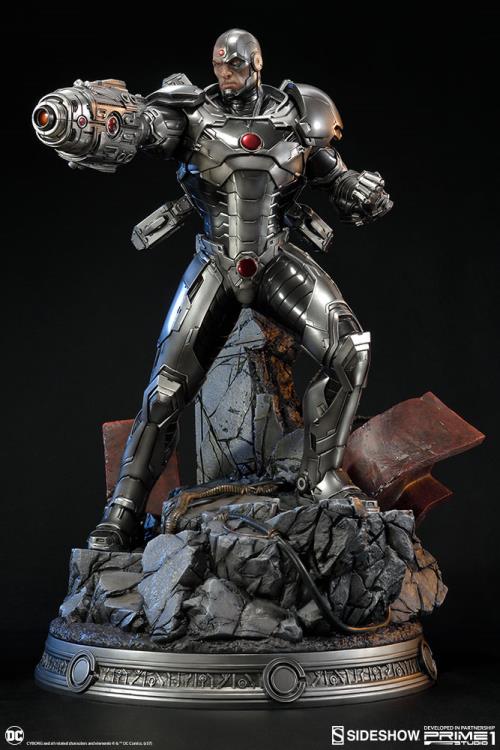 Justice League New 52 Cyborg Statue Gallery Image 9