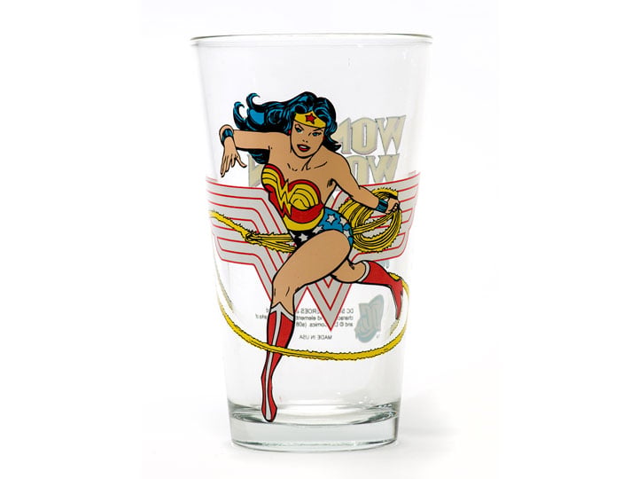 DC Comics Toon Tumblers Wonder Woman Pint Glass Gallery Image 1