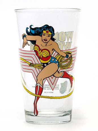 DC Comics Toon Tumblers Wonder Woman Pint Glass Gallery Image 2