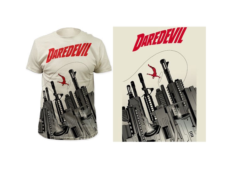 Marvel Daredevil Gun City T-Shirt Gallery Image 1