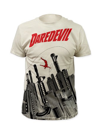 Marvel Daredevil Gun City T-Shirt Gallery Image 2