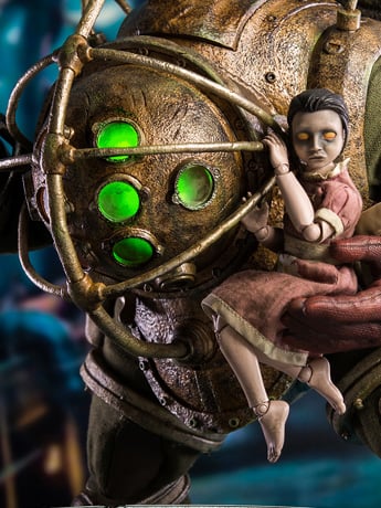 Bioshock Big Daddy & Little Sister 1/6 Scale Collectible Figure Set Gallery Image 2