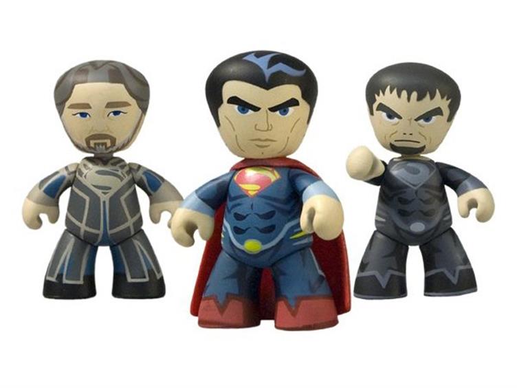 SDCC 2013 Exclusive Man of Steel Mini Mez-Itz 3-Pack Gallery Image 1