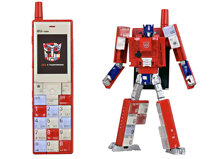 au x Transformers Project Infobar Optimus Prime Gallery Image 1