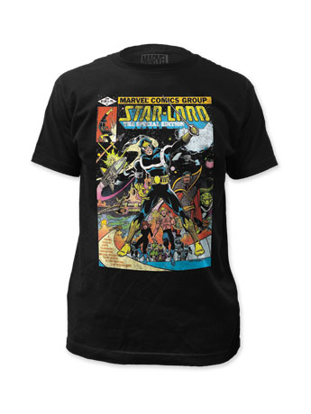 Marvel Guardians of the Galaxy Star-Lord Cover T-Shirt Gallery Image 2