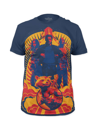 Marvel Guardians of the Galaxy Vol. 2 Team T-Shirt Gallery Image 2