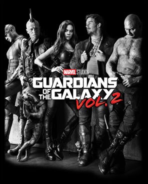 Marvel Guardians of the Galaxy Vol. 2 Poster T-Shirt Gallery Image 3
