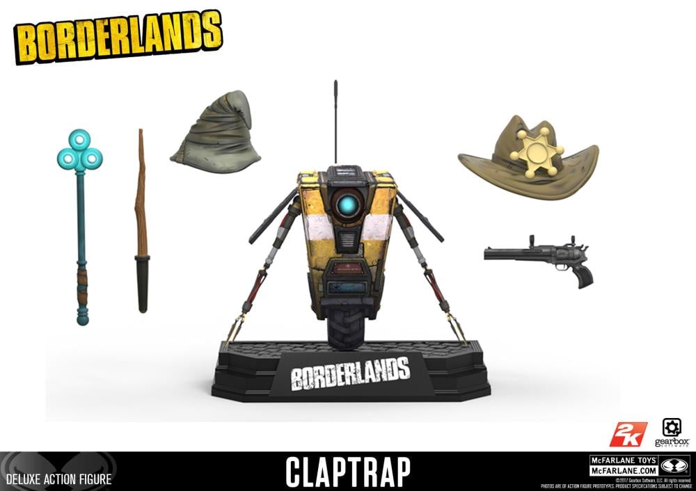 Borderlands 2 Claptrap Deluxe Action Figure Gallery Image 3