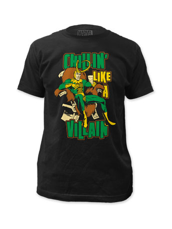 Marvel Loki Chillin' Like a Villain T-Shirt Gallery Image 2