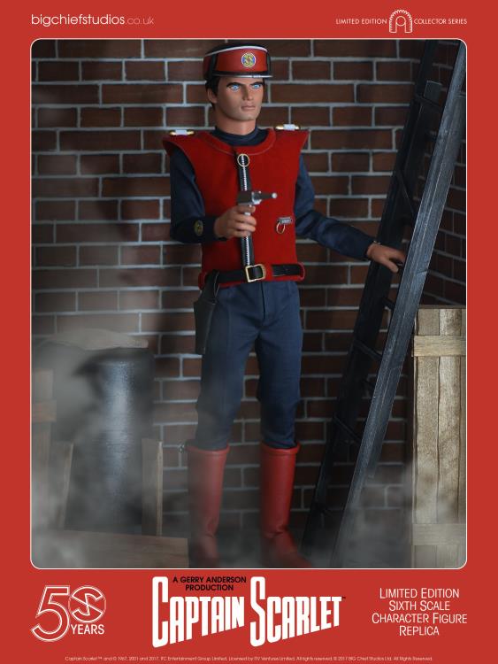 Captain Scarlet and the Mysterons Captain Scarlet 1/6 Scale Collector Figure Gallery Image 3