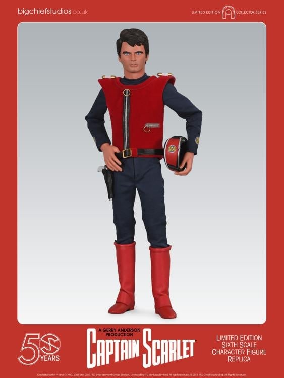 Captain Scarlet and the Mysterons Captain Scarlet 1/6 Scale Collector Figure Gallery Image 4
