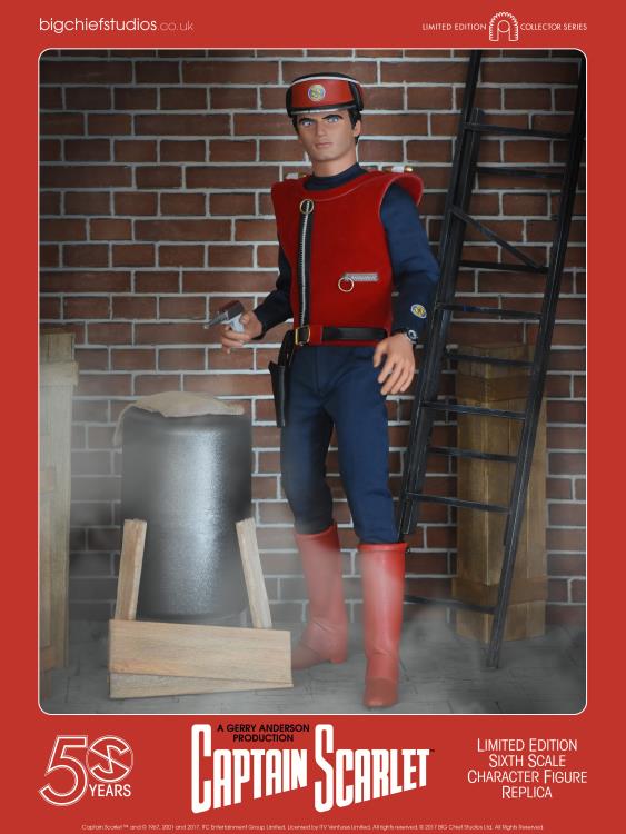 Captain Scarlet and the Mysterons Captain Scarlet 1/6 Scale Collector Figure Gallery Image 5