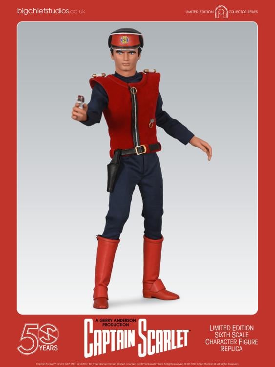 Captain Scarlet and the Mysterons Captain Scarlet 1/6 Scale Collector Figure Gallery Image 7