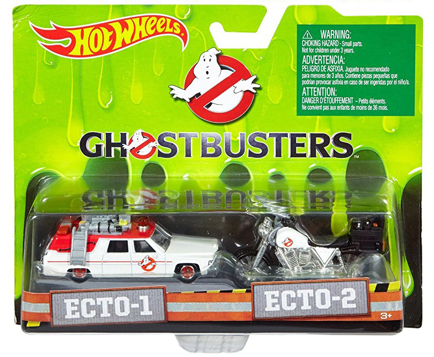 Ghostbusters Hot Wheels 1:64 Scale Ecto-1 & 1:50 Scale Ecto-2 Vehicle Two-Pack Gallery Image 5