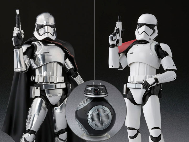 Star Wars S.H.Figuarts Captain Phasma & First Order Stormtrooper Special Set (The Last Jedi) Gallery Image 1