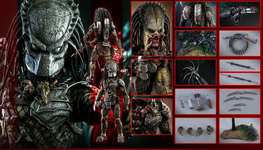 Aliens vs. Predator: Requiem MMS443 Wolf Predator (Heavy Weaponry) 1/6th Scale Collectible Figure Gallery Image 17