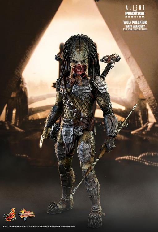 Aliens vs. Predator: Requiem MMS443 Wolf Predator (Heavy Weaponry) 1/6th Scale Collectible Figure Gallery Image 11