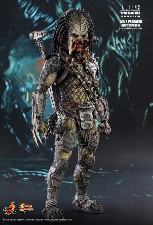 Aliens vs. Predator: Requiem MMS443 Wolf Predator (Heavy Weaponry) 1/6th Scale Collectible Figure Gallery Image 4