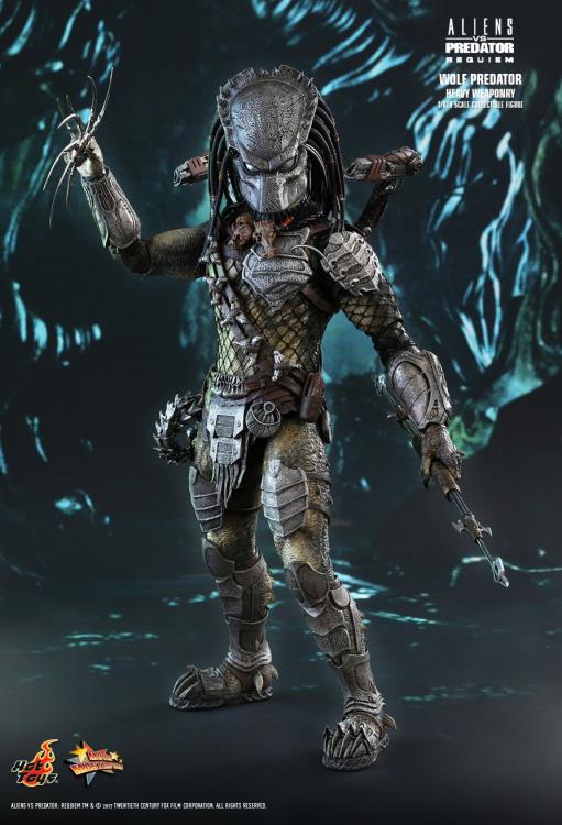 Aliens vs. Predator: Requiem MMS443 Wolf Predator (Heavy Weaponry) 1/6th Scale Collectible Figure Gallery Image 9
