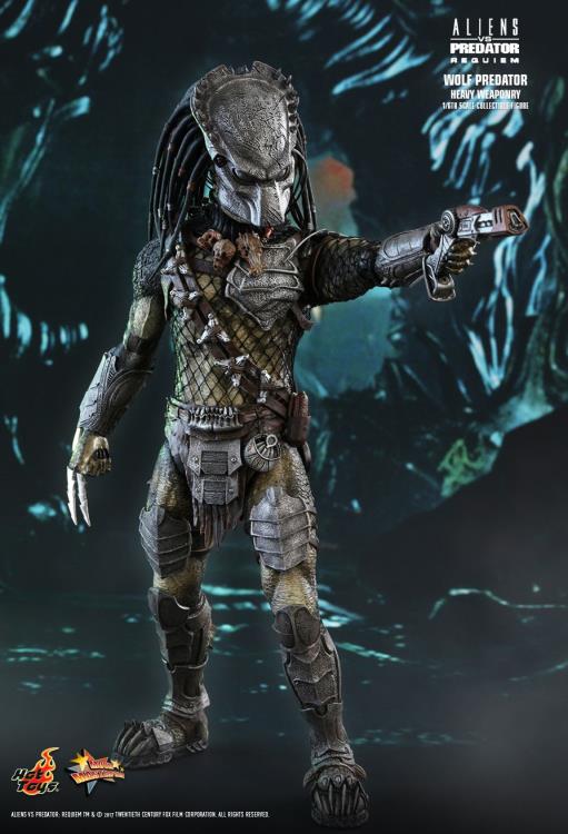 Aliens vs. Predator: Requiem MMS443 Wolf Predator (Heavy Weaponry) 1/6th Scale Collectible Figure Gallery Image 6