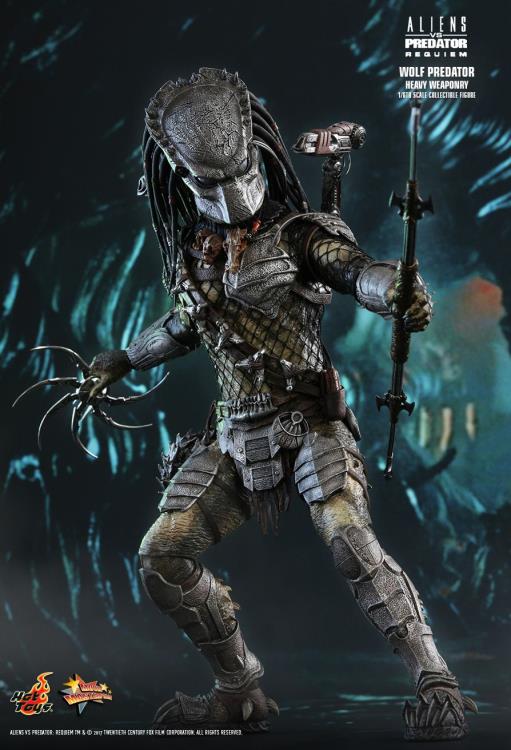 Aliens vs. Predator: Requiem MMS443 Wolf Predator (Heavy Weaponry) 1/6th Scale Collectible Figure Gallery Image 8