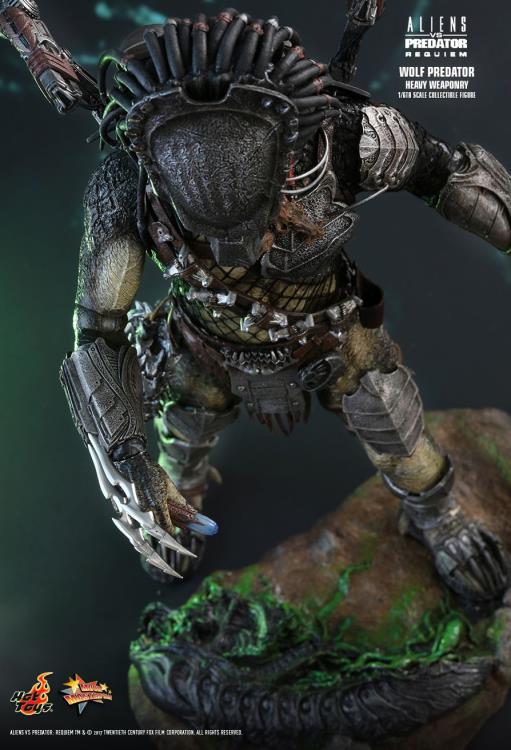 Aliens vs. Predator: Requiem MMS443 Wolf Predator (Heavy Weaponry) 1/6th Scale Collectible Figure Gallery Image 16