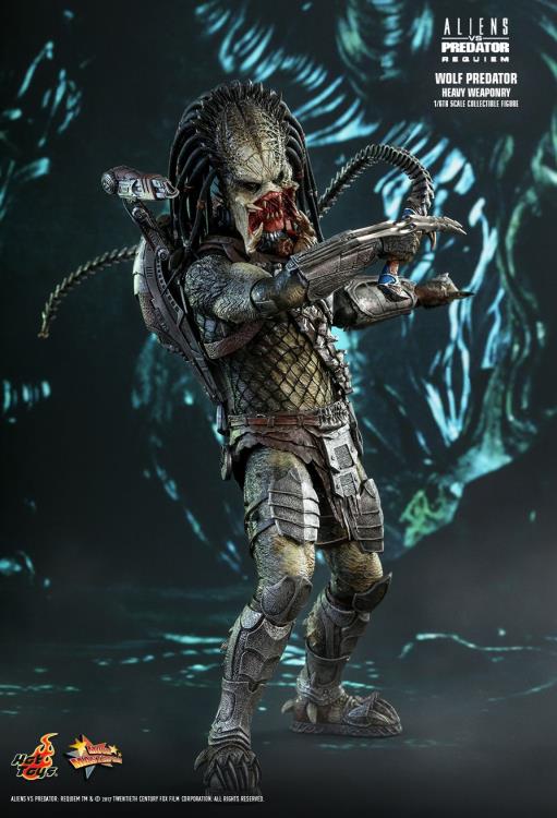 Aliens vs. Predator: Requiem MMS443 Wolf Predator (Heavy Weaponry) 1/6th Scale Collectible Figure Gallery Image 10