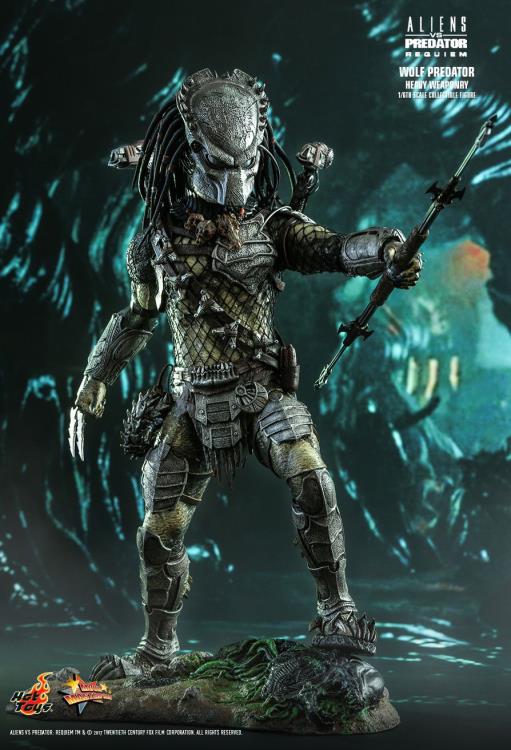 Aliens vs. Predator: Requiem MMS443 Wolf Predator (Heavy Weaponry) 1/6th Scale Collectible Figure Gallery Image 7