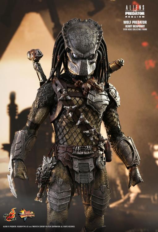 Aliens vs. Predator: Requiem MMS443 Wolf Predator (Heavy Weaponry) 1/6th Scale Collectible Figure Gallery Image 14
