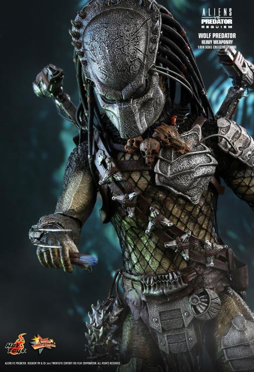 Aliens vs. Predator: Requiem MMS443 Wolf Predator (Heavy Weaponry) 1/6th Scale Collectible Figure Gallery Image 15