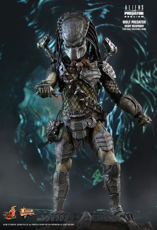 Aliens vs. Predator: Requiem MMS443 Wolf Predator (Heavy Weaponry) 1/6th Scale Collectible Figure Gallery Image 5