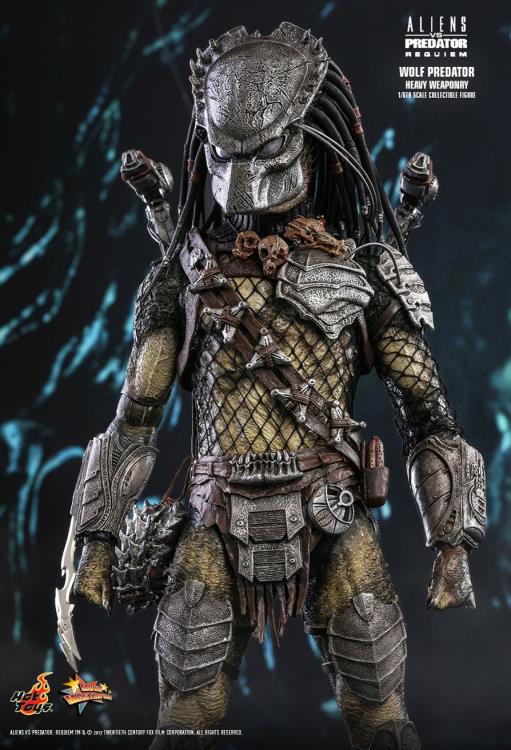 Aliens vs. Predator: Requiem MMS443 Wolf Predator (Heavy Weaponry) 1/6th Scale Collectible Figure Gallery Image 12