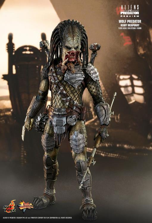 Aliens vs. Predator: Requiem MMS443 Wolf Predator (Heavy Weaponry) 1/6th Scale Collectible Figure Gallery Image 3