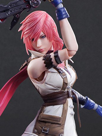 Dissidia Final Fantasy Play Arts Kai Lightning Gallery Image 3