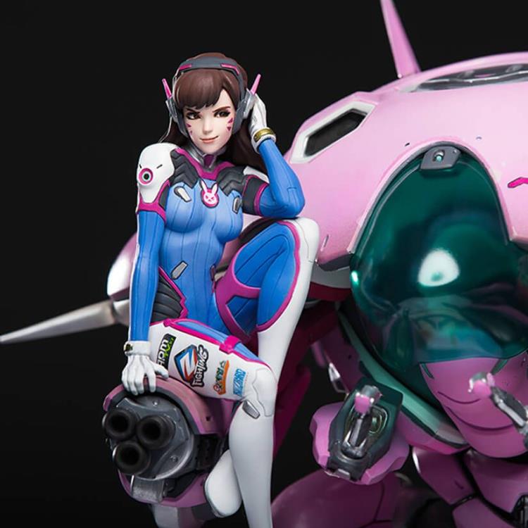 Overwatch D.Va With MEKA Statue