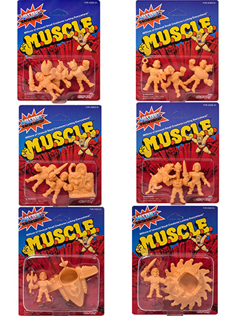 Masters of The Universe M.U.S.C.L.E. Wave 3 Set of 6