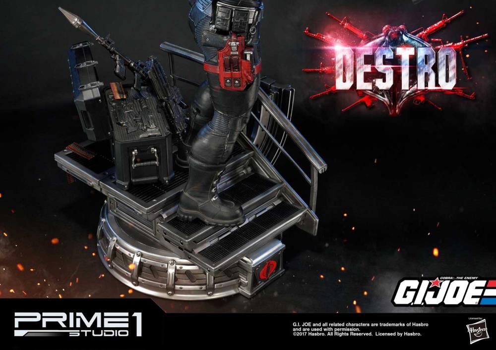G.I. Joe Premium Masterline Destro Statue Gallery Image 10