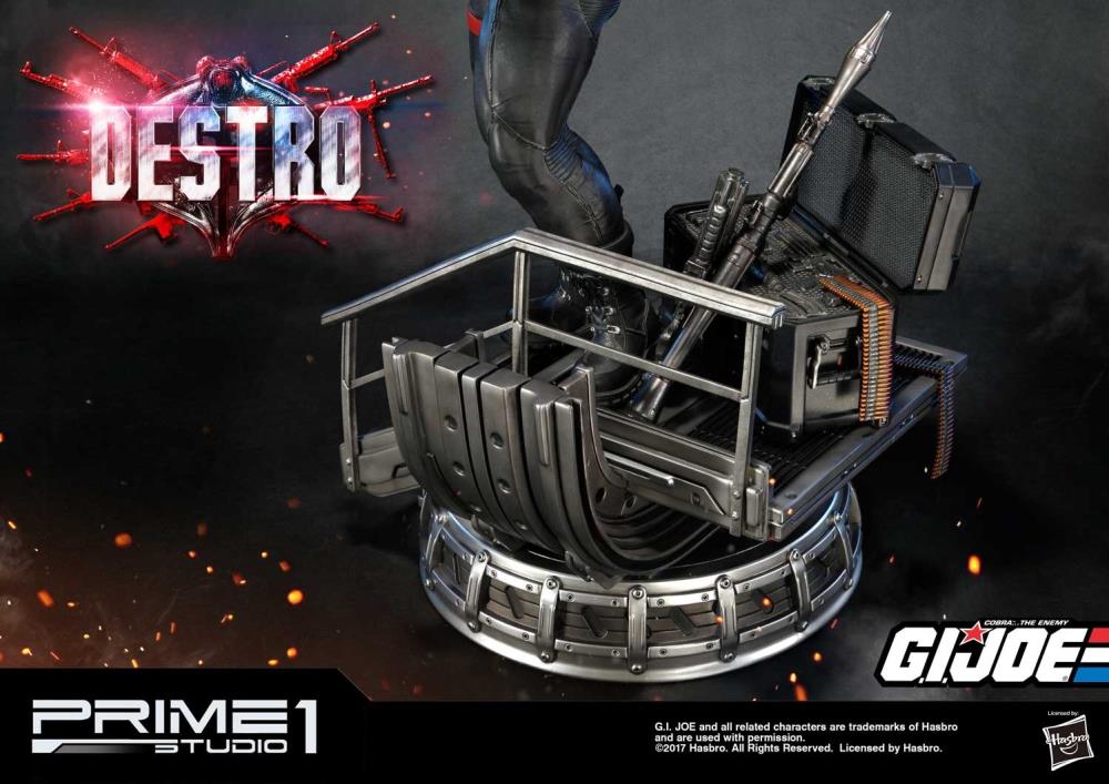 G.I. Joe Premium Masterline Destro Statue Gallery Image 11
