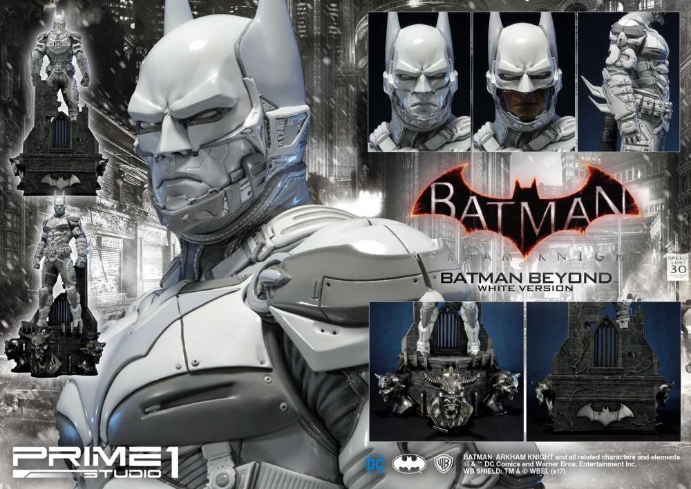 Batman: Arkham Knight Museum Masterline Batman Beyond (White Ver.) Statue Gallery Image 15
